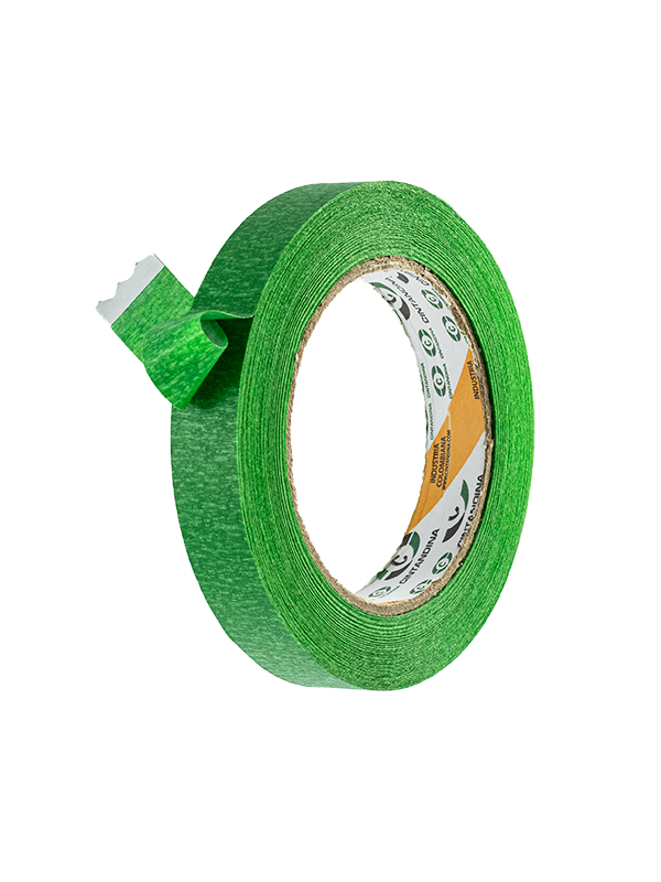 Cinta de enmascarar automotriz verde 